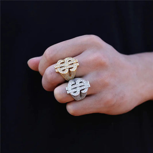 Bague Dollar Ice – CZ Luxe TRAPSHINE JEWELRY