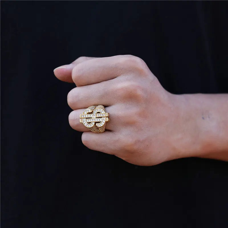 Bague Dollar Ice – CZ Luxe TRAPSHINE JEWELRY