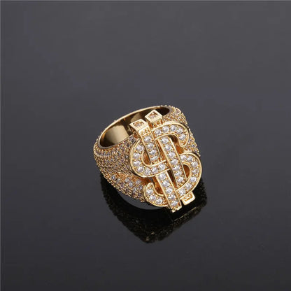 Bague Dollar Ice – CZ Luxe TRAPSHINE JEWELRY