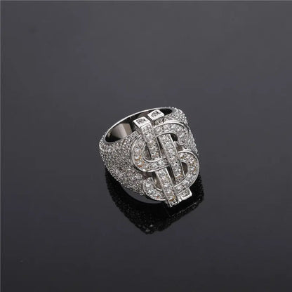 Bague Dollar Ice – CZ Luxe TRAPSHINE JEWELRY
