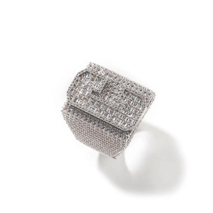 NUMBER LETTER RING CUSTOM - CZ TRAPSHINE JEWELRY