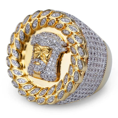 Royal Hive – Bague CZ Pavée en Or TRAPSHINE JEWELRY
